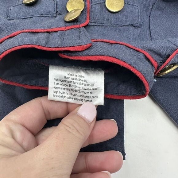 Wacky Bear Factory Military Blue Red Fits BABW Build A Bear Workshop Plush - Picture 10 of 10